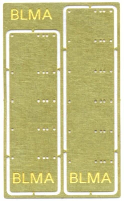 BLMA #4500 - Grab Iron Drill Templates - HO