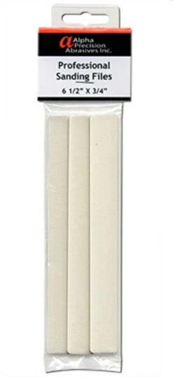 Alpha Abrasives - #0313 3/4" Professional Sanding Files 240/320 Grit (3pk)