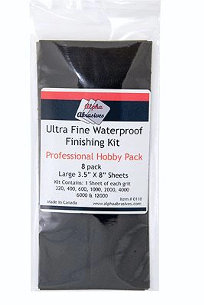 Alpha Abrasives 0110 - Ultra Fine Waterproof Finishing Kit 3 Alpha Abrasives 0110 - Ultra Fine Waterproof Finishing Kit