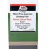 Alpha Abrasives 0202 - Micro Fine Assorted Sanding Film - Sheets - 4 X 4" 10.2 X 10.2cm