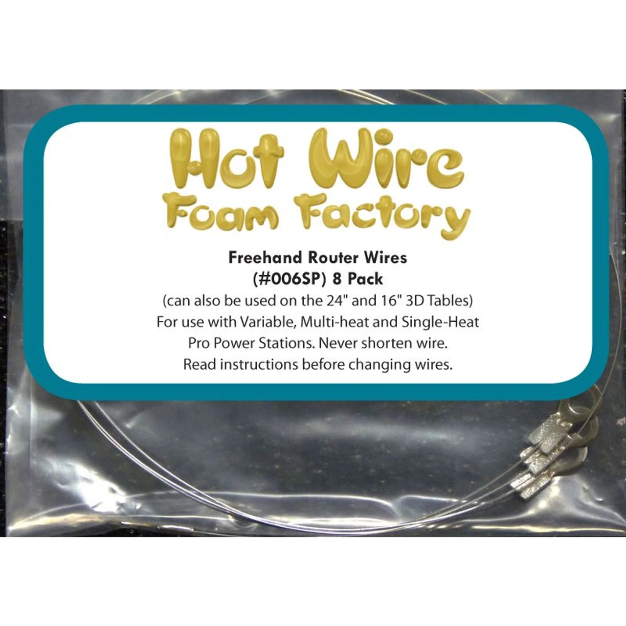 Hot Wire Foam Factory DW006SP - Router Wires - 3 Hot Wire Foam Factory DW006SP - Router Wires -