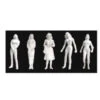 JTT 97107 - Figures: Female 5/pk 1/4" = 1'0" - 1:48 - O Scale