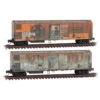 Micro-Trains Line 99405281 - 51' Rivet Side Mechanical Reefer [WEATHERED] Ex-ATSF BNSF 935017, 935020 - Z Scale -Lionel Store mtl99405281 87273.1658777255