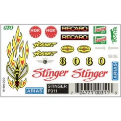 Pinecar 311 - Stinger Dry Transfer - Kit
