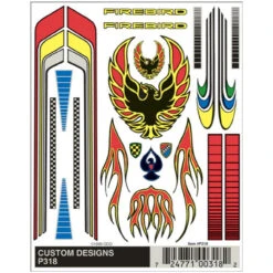 Pinecar 318 - Custom Designs Dry Transfer - Kit