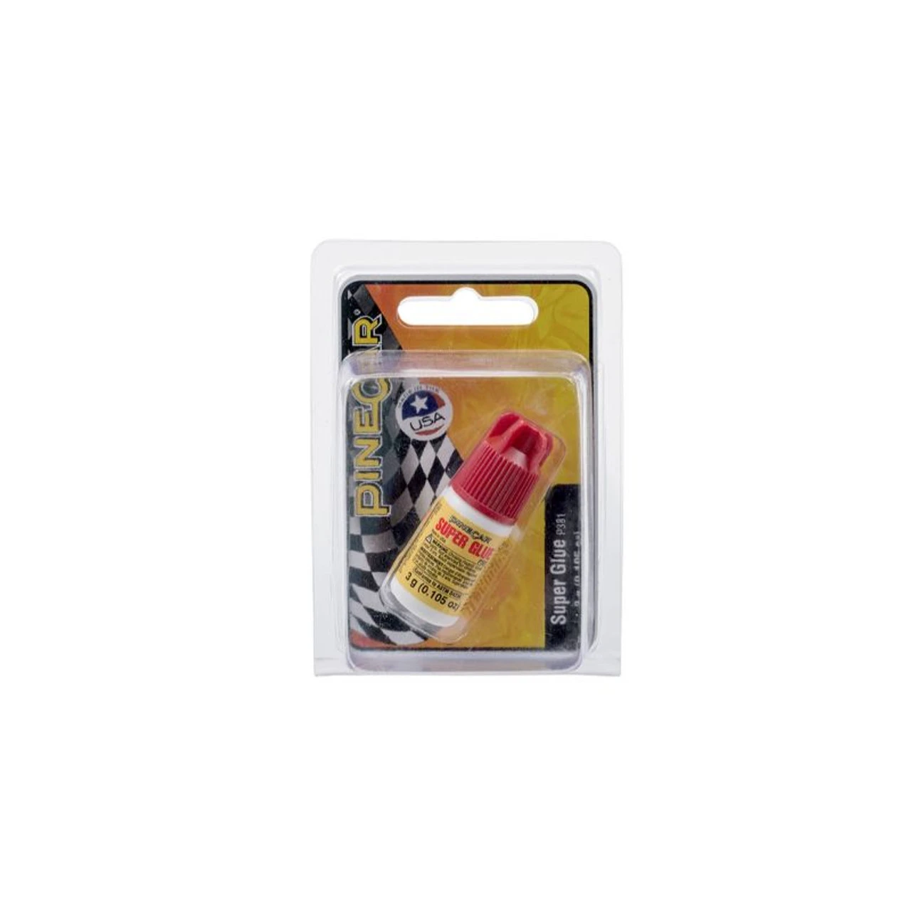 Pinecar 381 - Super Glue .105 Oz - Kit 3 Pinecar 381 - Super Glue .105 Oz - Kit