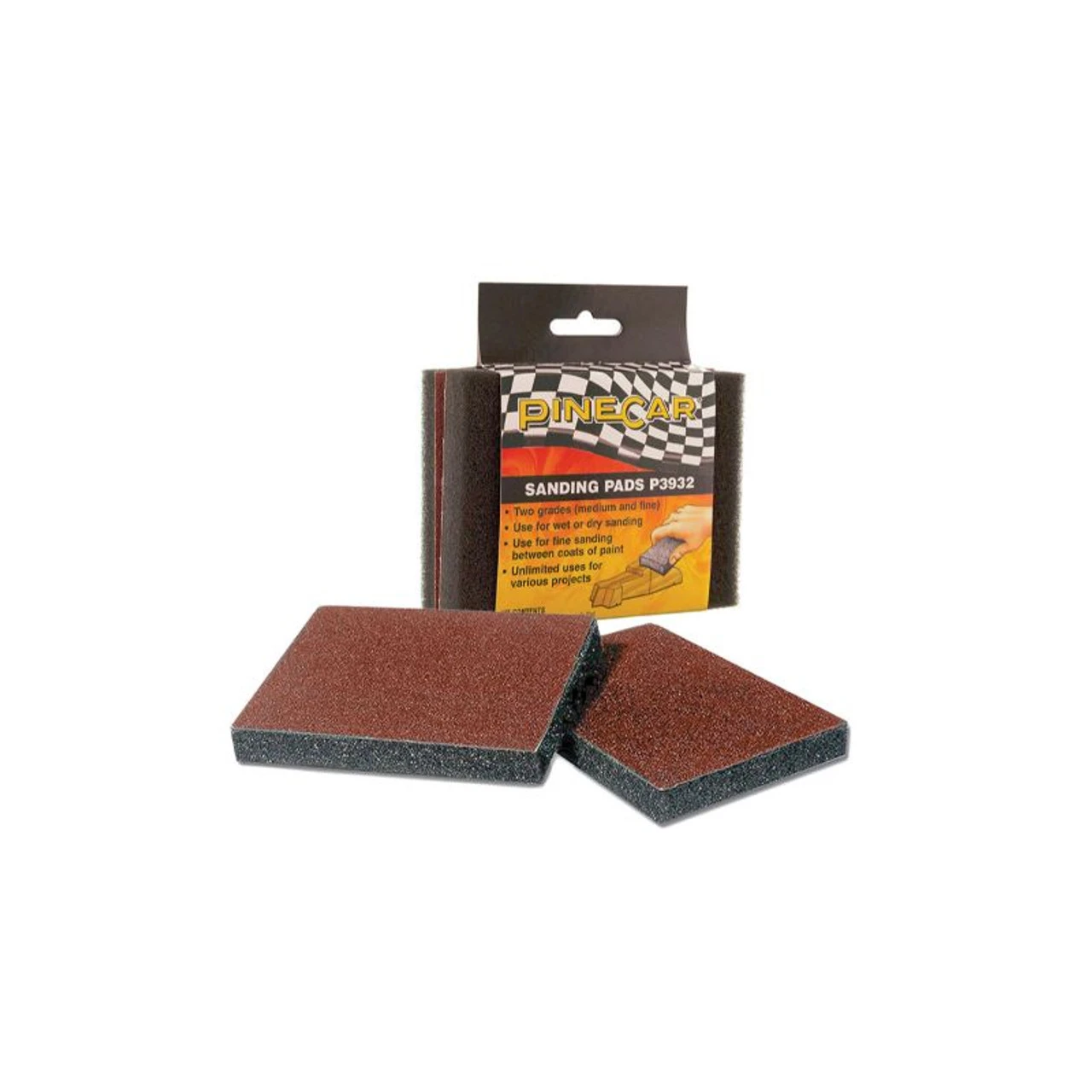 Pinecar 3932 - Sanding Pads - Kit 3 Pinecar 3932 - Sanding Pads - Kit