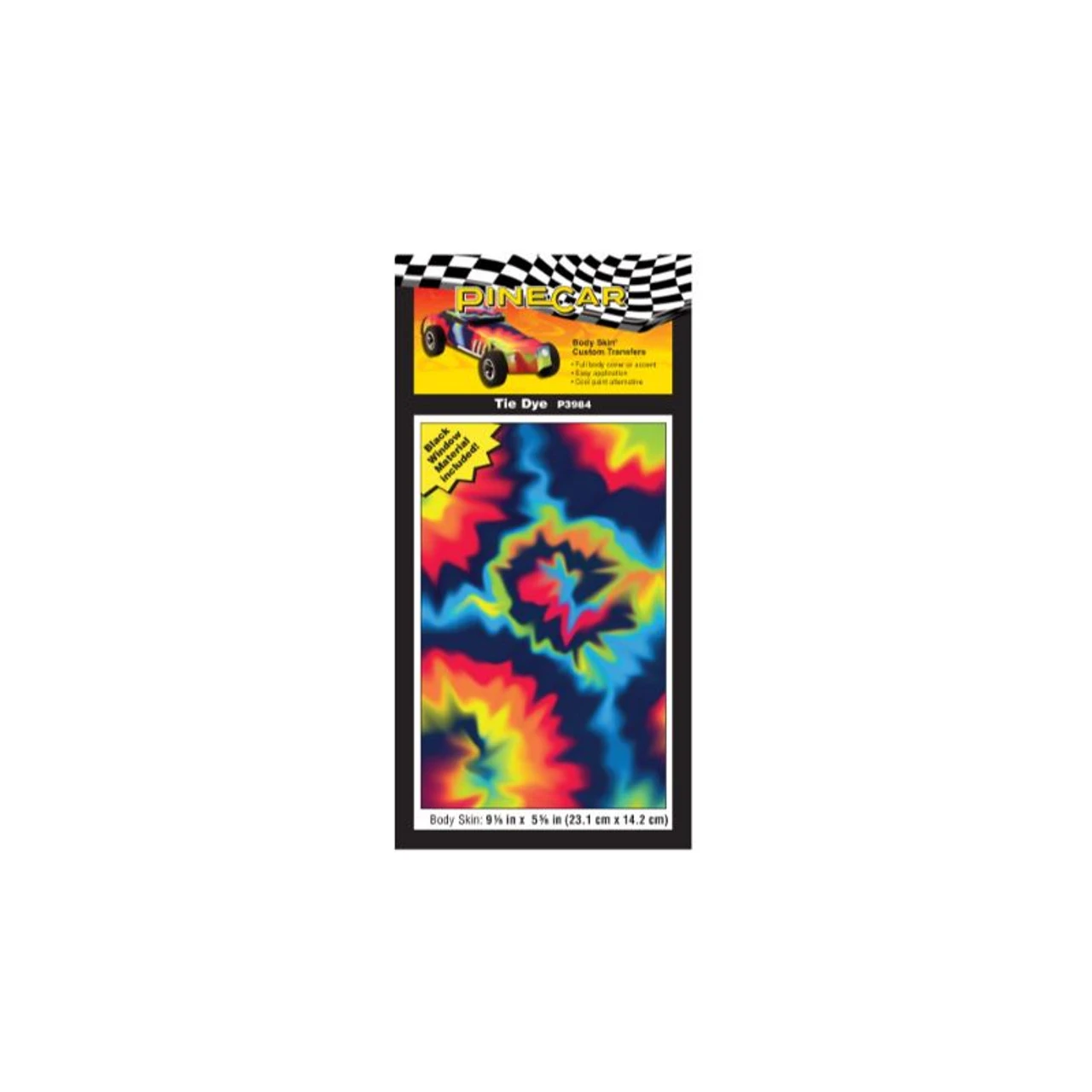 Pinecar 3984 - Tie Die Body Skin - Kit 3 Pinecar 3984 - Tie Die Body Skin - Kit