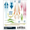 Pinecar 4007 - Neon Stripes Dry Transfer - Kit -Lionel Store pinp4007 00328.1645223780