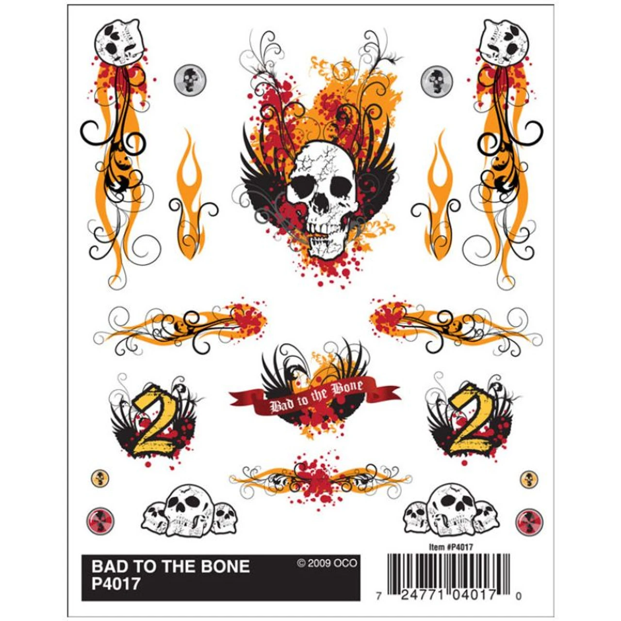 Pinecar 4017 - Bad To The Bone Dry Transfer - Kit 3 Pinecar 4017 - Bad To The Bone Dry Transfer - Kit