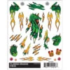 Pinecar 4018 - Flaming Dragon Dry Transfer - Kit -Lionel Store pinp4018 47135.1645223781