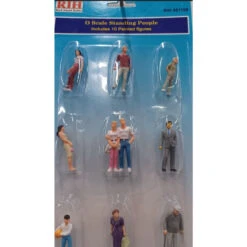 Rock Island Hobby 061108 - Standing People - Painted (10) - O Scale