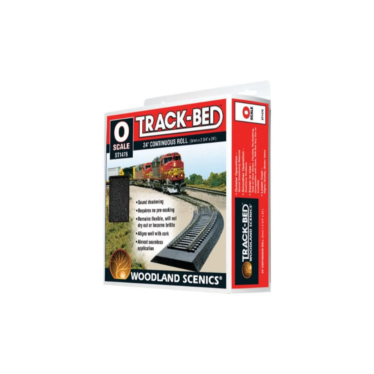 Woodland Scenics 1476 - 24' Roll Track Bed - O Scale 3 Woodland Scenics 1476 - 24' Roll Track Bed - O Scale